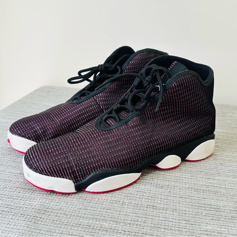 Nike Air Jordan Horizon GG Black White Pink Youth Shoes 819848-008 Sz 9,5 Y